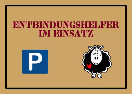 Parken verboten SchildParken - Verkehr ENTBINDUNGSHELFER Bild
