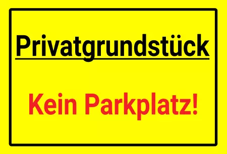 Parken verboten SchildParken - Verkehr Kein Parkplatz! Bild