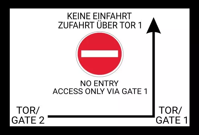 Parken verboten Schild Parken - Verkehr Keine Einfahrt Bild