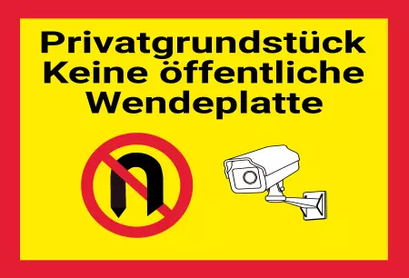 Parken verboten SchildParken - Verkehr Keine Wendeplatte Bild