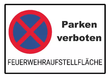 Parken verboten Schild Parken - Verkehr Parken verboten Bild